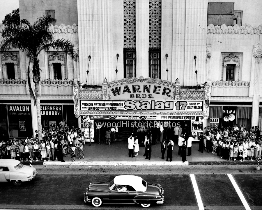 Warner Theatre 1953 Premiere of Stalag 17 9404 Wilshire Blvd.jpg